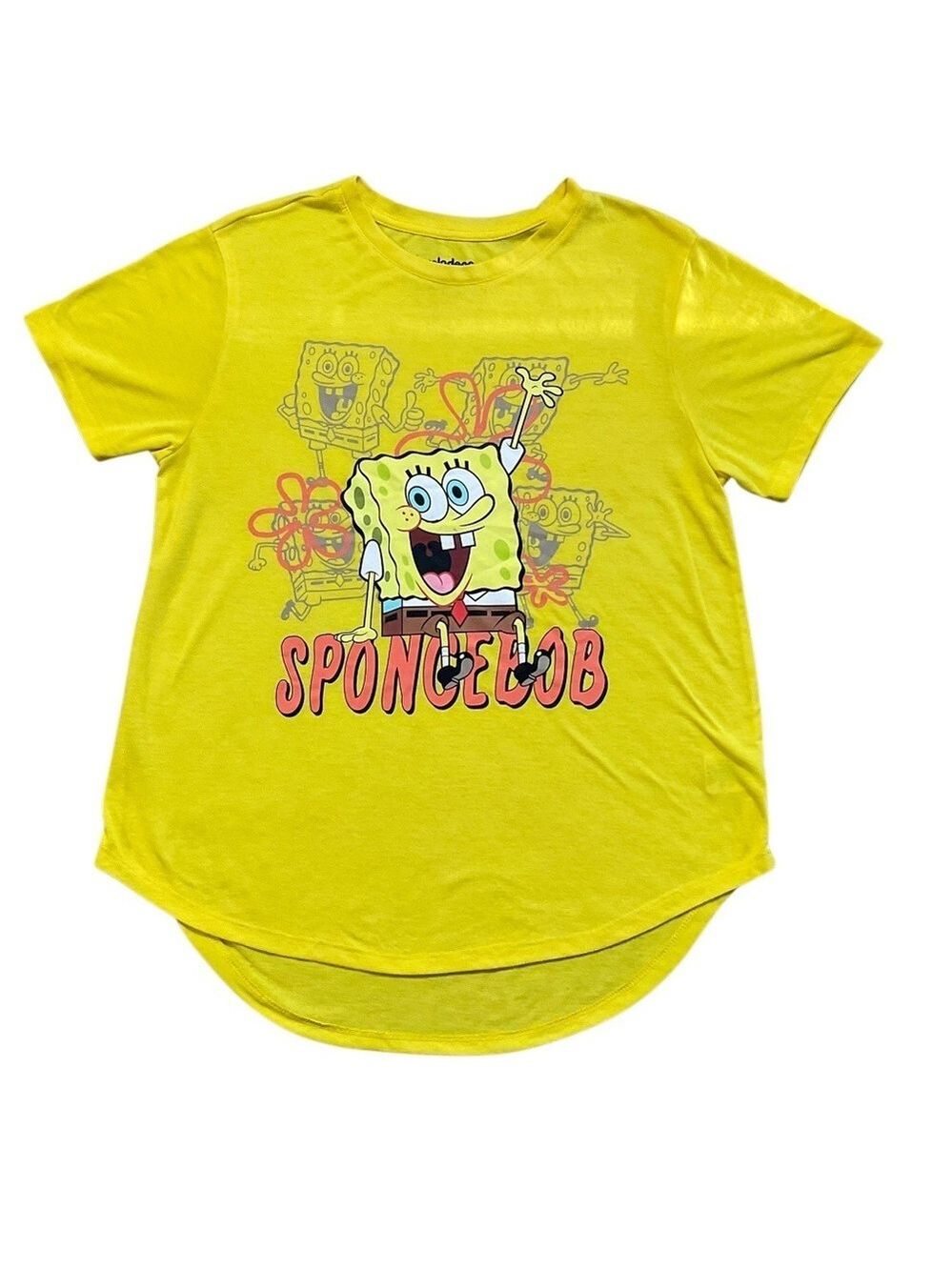 Nickelodeon SpongeBob Graphic Tee Yellow Women’s XL T-shirt